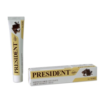 Pasta de dinti copii +6 ani PresiDent Baby aroma Ciocolata fara Fluor 50ml Italy Pasta de dinti copii +6 ani PresiDent Baby aroma Ciocolata fara Fluor 50ml Italy