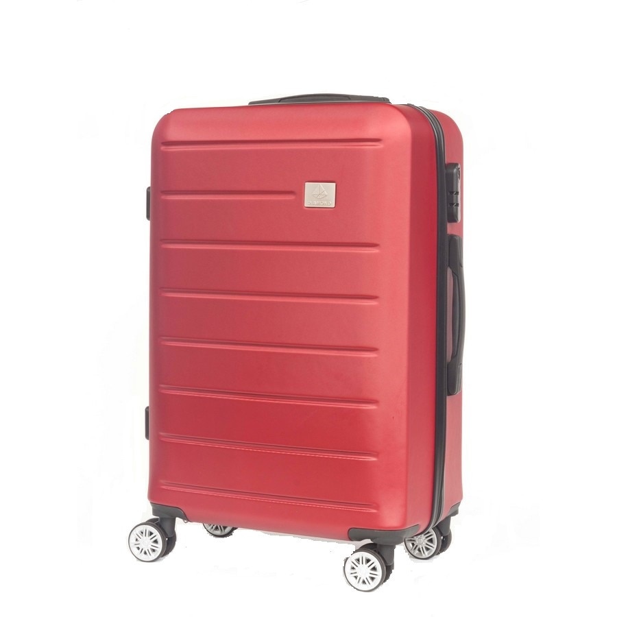 Troler Mediu, ABS, 4 Roti Duble, Cifru, DIAMOND, DM001, 66 cm, Grena