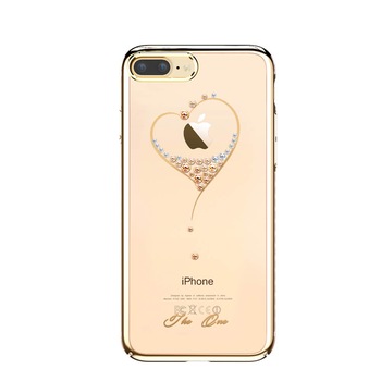 Husa Kingxbar decor Cristale Originale iPhone 7 Plus / 8 Plus , Gold Husa Kingxbar decor Cristale Originale iPhone 7 Plus / 8 Plus , Gold