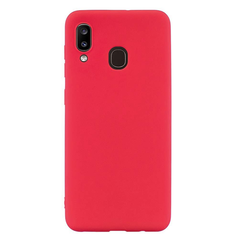 SET 1x Husa silicon Samsung Galaxy A30 Red + 1x Folie sticla securizata Samsung Galaxy A30 , Antisoc, TPU, Viceversa