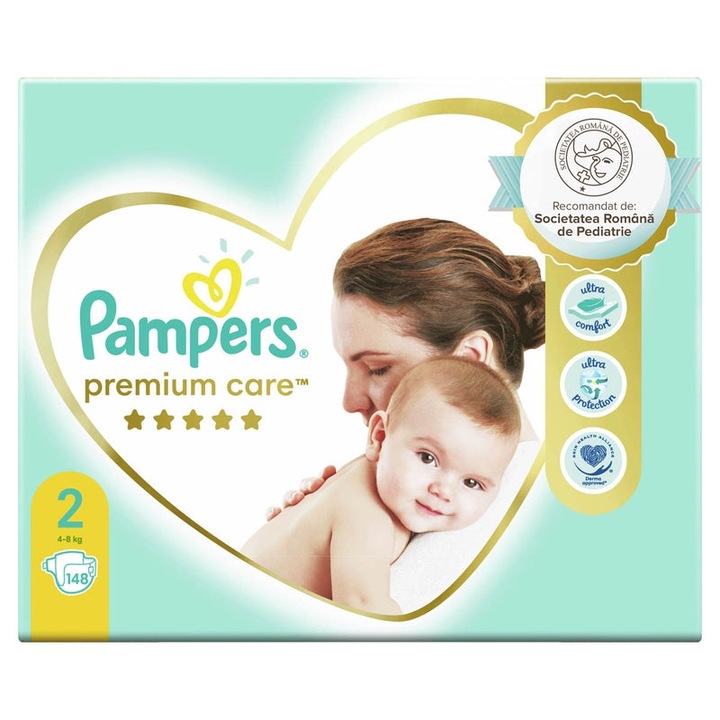 Scutece Pampers Premium Care, 4-8 kg, Marimea Nr.2 - 23