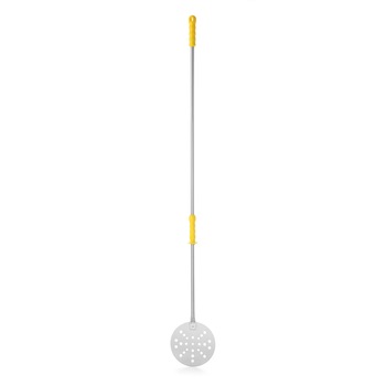 Paleta perforata pizza cu maner telescopic Inox Hendi ø220(H)1700 mm Paleta perforata pizza cu maner telescopic Inox Hendi ø220(H)1700 mm