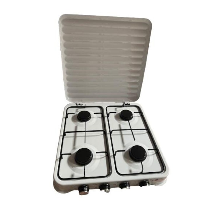 Plita incorporabila Cecotec Bolero Squad I 4200, Inductie, 4 zone de gatit, Booster, 9 Niveluri, Timer, Negru