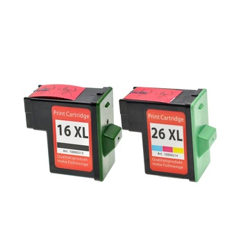 Set 2 Cartuse 10N0016 BK /10N0026 Color 550 Pag Compatibile LEXMARK Z35,Z601,X72, X74, X75, X1100, X1110, X1130, X1150, X1155, X1170, X1180, X1190, X1195, X1200, X1250, X1270, X1290, X2200, X2230, X2240, X2250,Z 13, 23, 23E, 24, 25, 33, 34, 35, 510 Set 2 Cartuse 10N0016 BK /10N0026 Color 550 Pag Compatibile LEXMARK Z35,Z601,X72, X74, X75, X1100, X1110, X1130, X1150, X1155, X1170, X1180, X1190, X1195, X1200, X1250, X1270, X1290, X2200, X2230, X2240, X2250,Z 13, 23, 23E, 24, 25, 33, 34, 35, 510