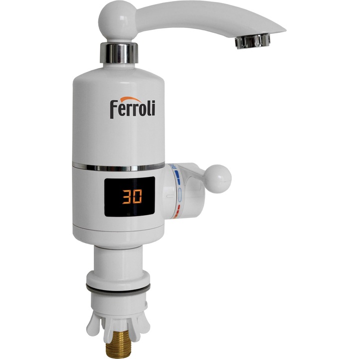 Robinet electric (instant apa calda) Ferroli Argo, afisaj LCD, 3000W, IPX 4