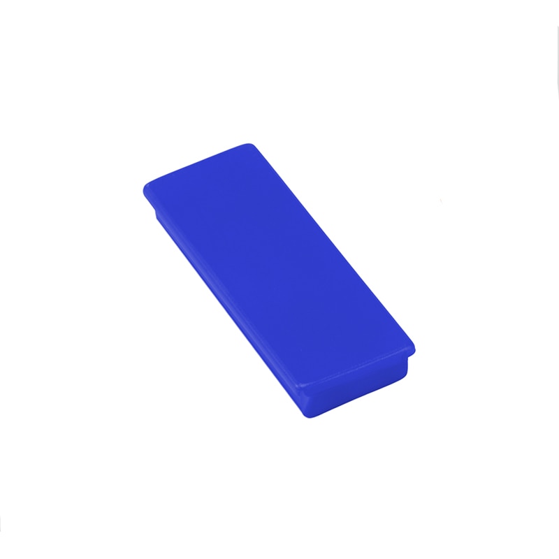 Magnet Ecobra Power dreptunghiular rezistenta agatare 1.5 Kg, 10Buc/Set, Albastru