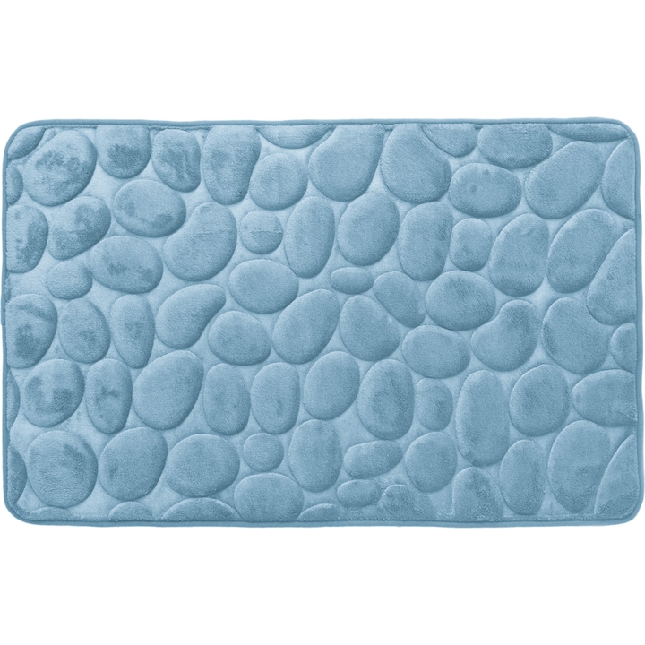 Постелка за баня Kring, Memory foam, 50x80 см, Синя