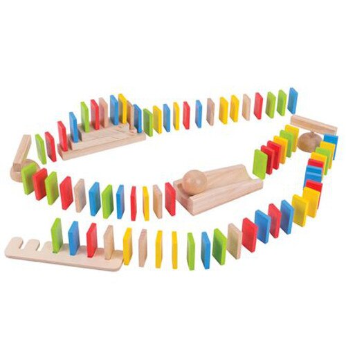 Domino Bigjigs din Lemn