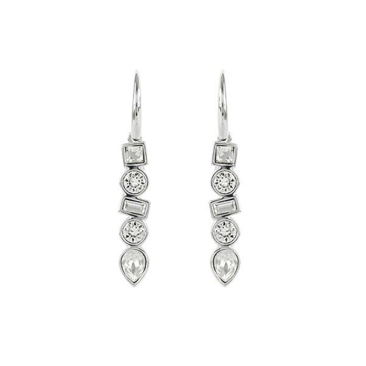 Adore by® Group, Cercei dama Mixed Cry FRENCH WIRE EARRINGS Crystal/Rhodium Plated