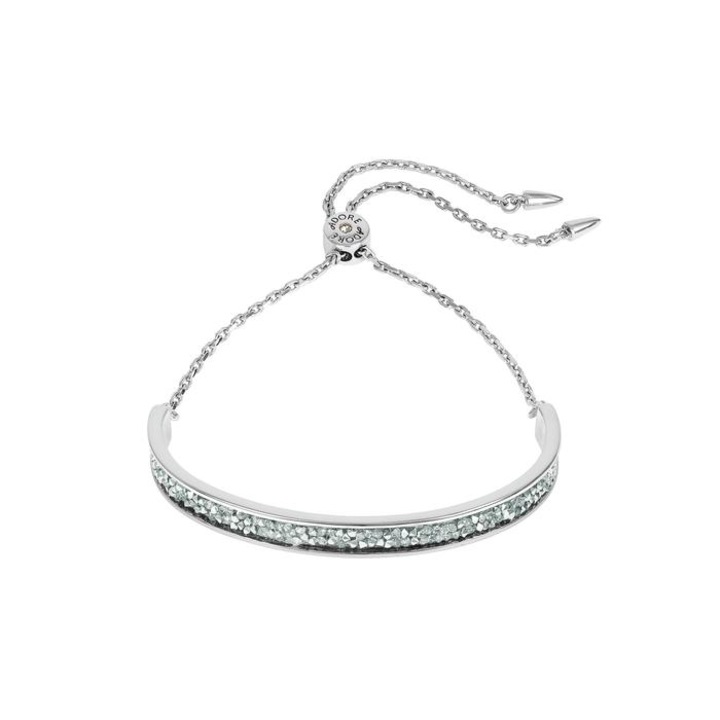 Adore by® Group, Bratara de dama ULTRA FINE ROCK SLIDE Crystal/Rhodium Plated, 16 - 20 cm