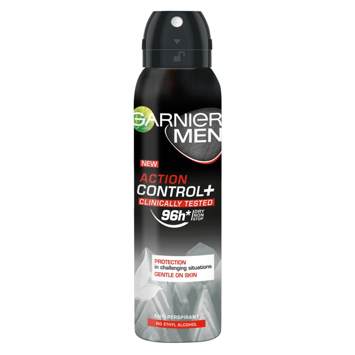 Дезодорант спрей за мъже Garnier Action Control, Клинично тестван, 150 мл