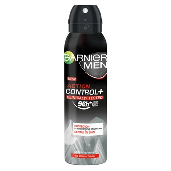 Deodorant spray Garnier Action Control, testat clinic, barbati, 150 ml Deodorant spray Garnier Action Control, testat clinic, barbati, 150 ml