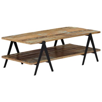 Masuta de cafea, vidaXL, Lemn reciclat, 115 x 60 x 40 cm, Multicolor Masuta de cafea, vidaXL, Lemn reciclat, 115 x 60 x 40 cm, Multicolor
