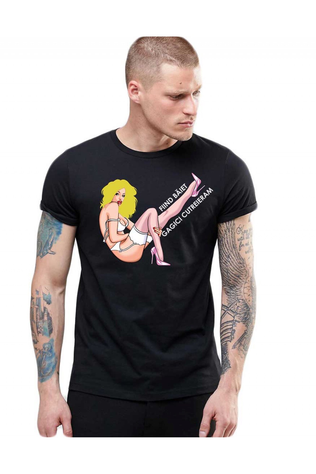 Tricou barbati - Fiind Baiet Cutreieram