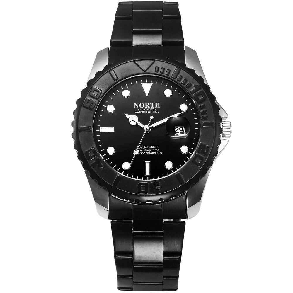 Ceas barbatesc North Xelor, Otel inoxidabil, Negru