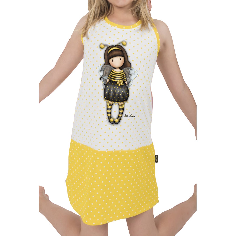 Rochie de plaja Gorjuss - Bee Loved, bumbac, 14 ani