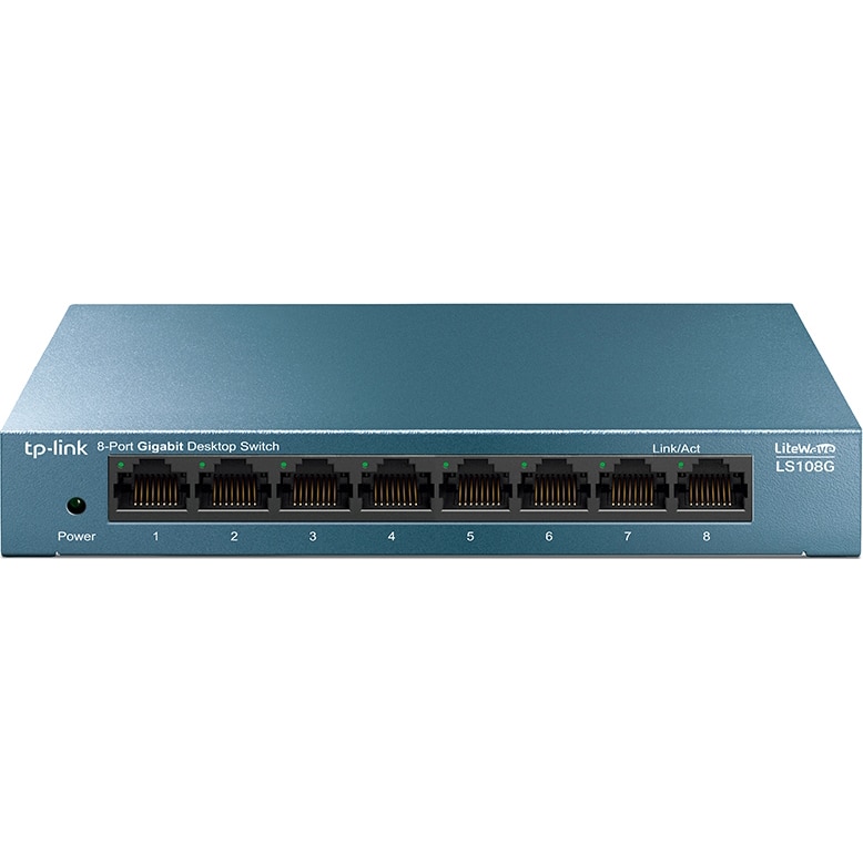 Switch TP-Link Desktop cu 8 porturi 10/100/1000Mbps, LS108G