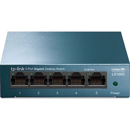 Switch TP-Link Desktop cu 5 porturi 10/100/1000Mbps, LS105G