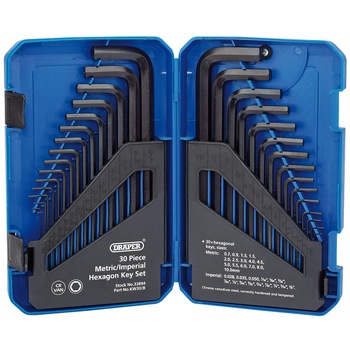Set imbusuri hexagon MM-AF 30 PC DRAPER Set imbusuri hexagon MM-AF 30 PC DRAPER