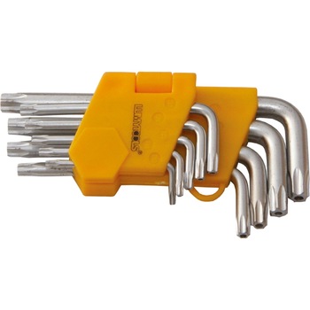 Set 9 bucati chei imbus, scurte, cu locas torx, Lumytools LT56480, 10 - 50 mm Set 9 bucati chei imbus, scurte, cu locas torx, Lumytools LT56480, 10 - 50 mm