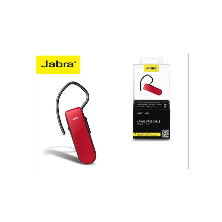 Jabra Classic Bluetooth headset v4.0 - MultiPoint - red