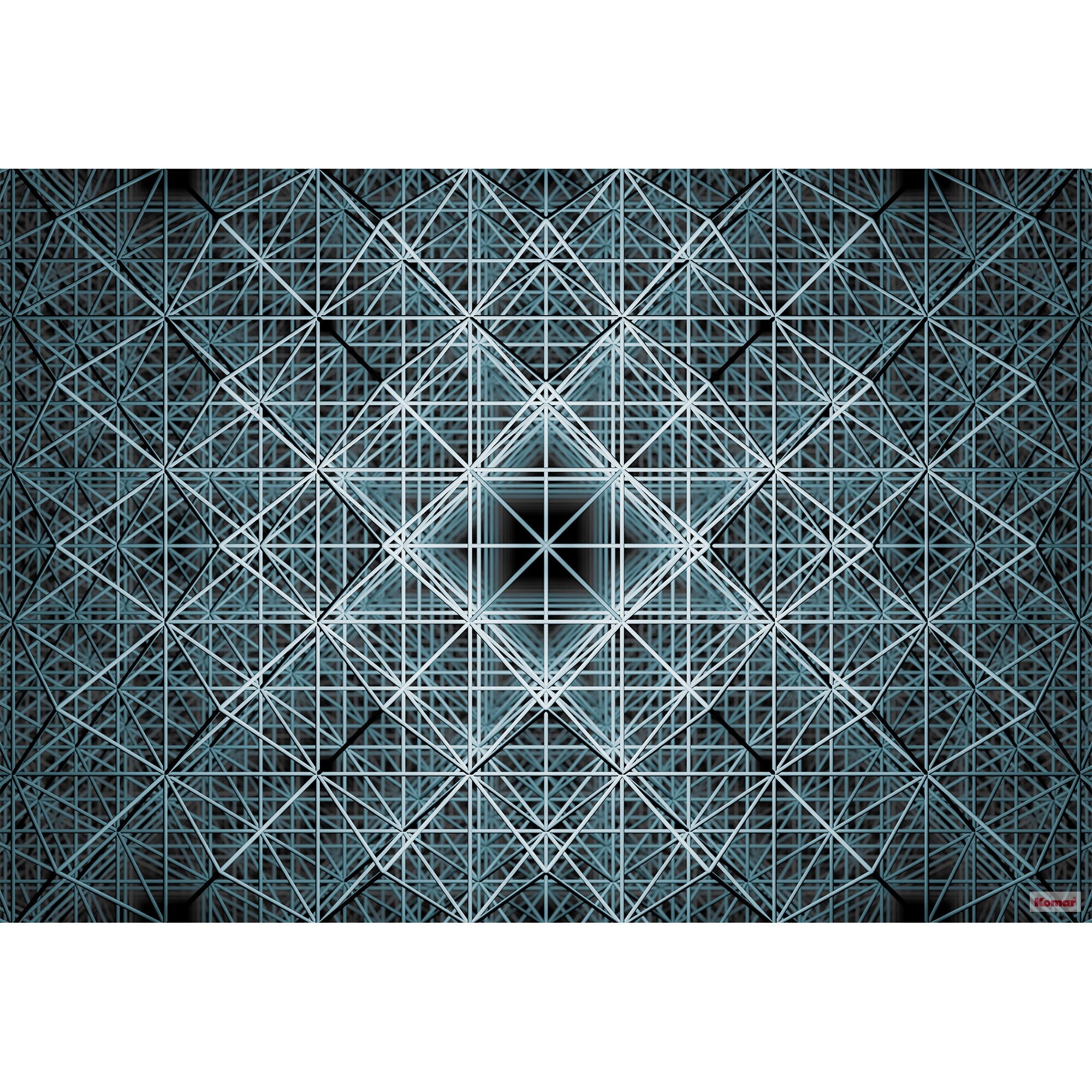 Fototapet abstract Matrix Komar XXL4-061 Albastru 368 X 248cm