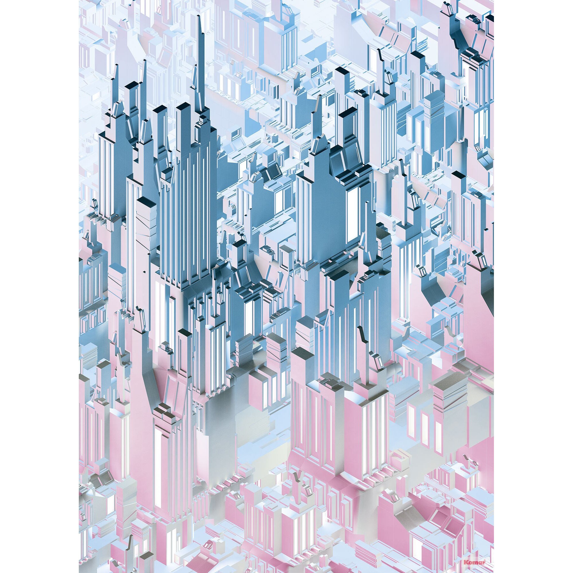 Fototapet Duplex abstract Komar 4-209 Multicolor 184 X 254cm