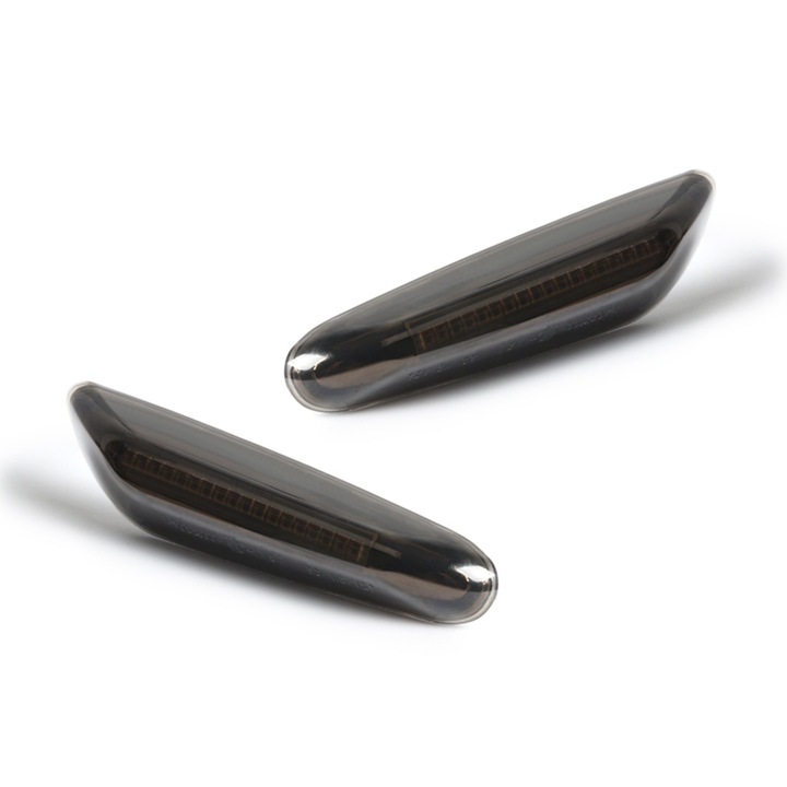 Set 2 lampi semnalizare laterala fumurie LED BMW E36, E46