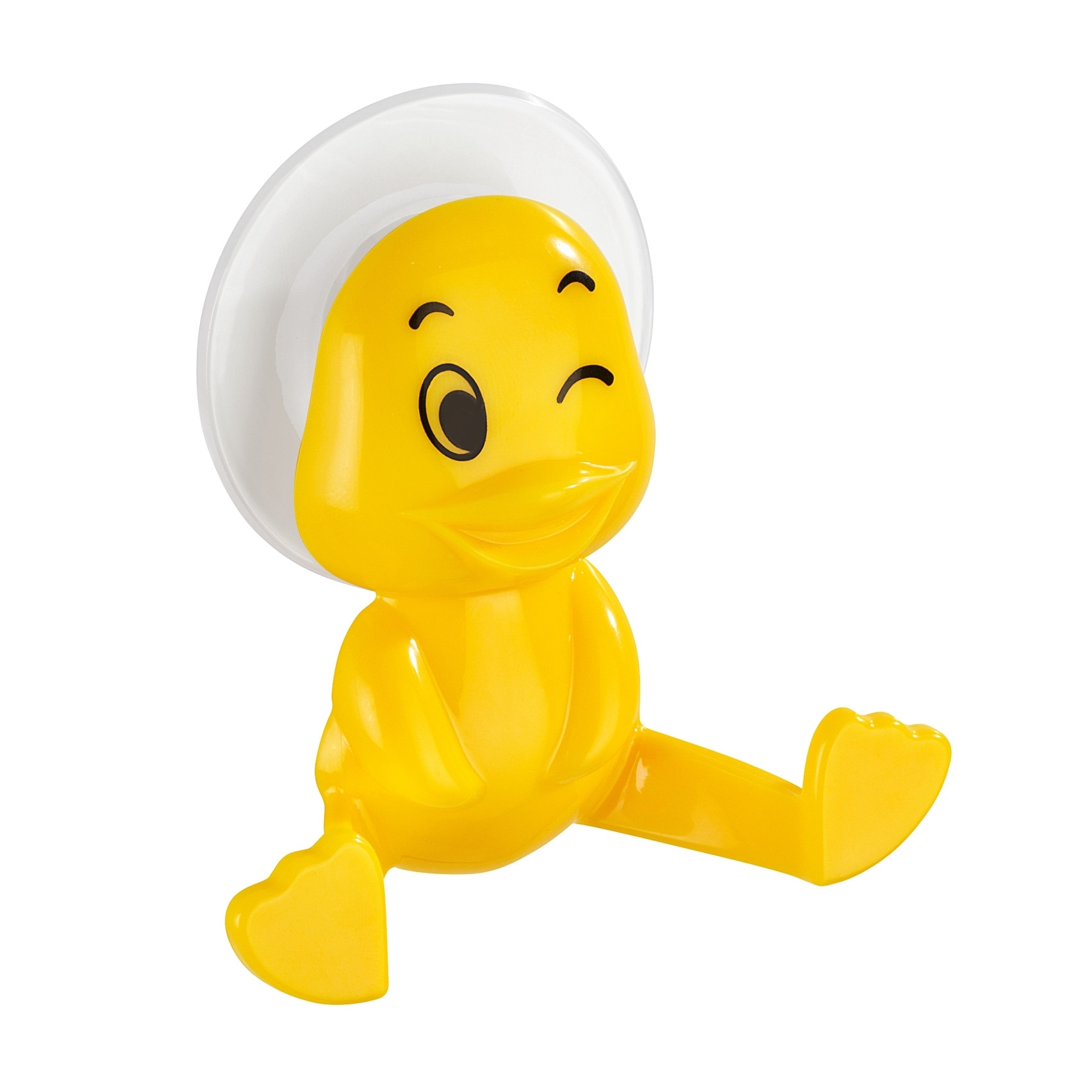 Carlig Duck pentru prosop, Wenko, Galben, 9.5x9.5x4 cm