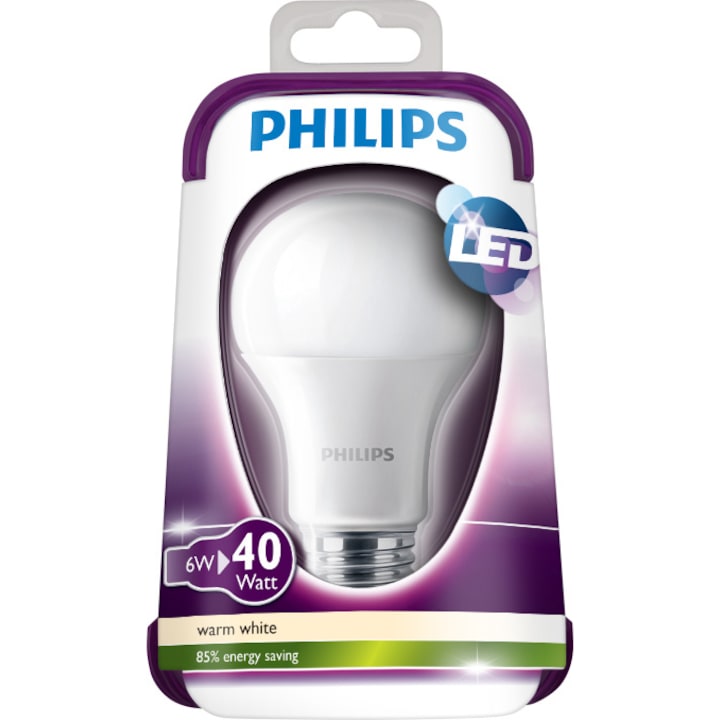 Philips LED izzó, 40W, E27, 230V