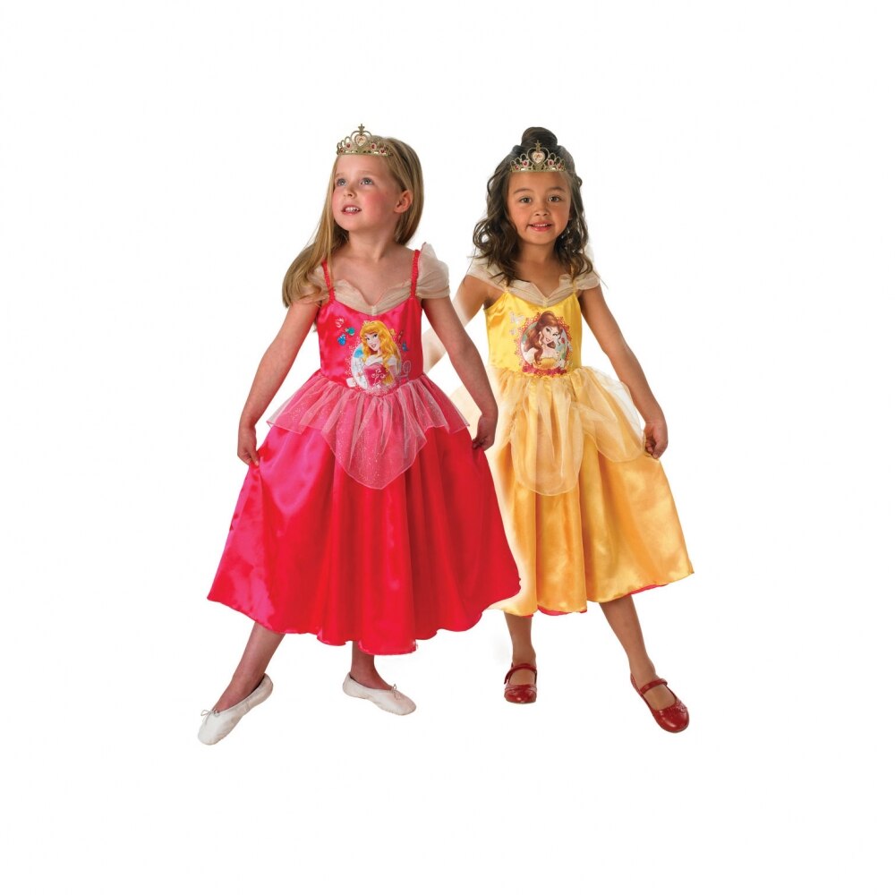 Costum carnaval cu doua fete Rubies Aurora si Belle M