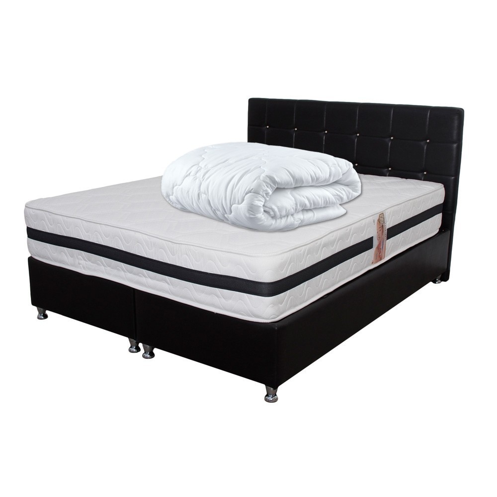 Set Saltea Super Lux Ortopedica Forte TULIP plus Pilota microfibra iarna 180x200, 140x200x30