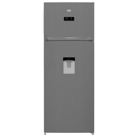 Frigider cu doua usi Beko RDNE505E20DZX, 446 l, Clasa A+, H 185 cm, NeoFrost, Compartiment Everfresh, Inox
