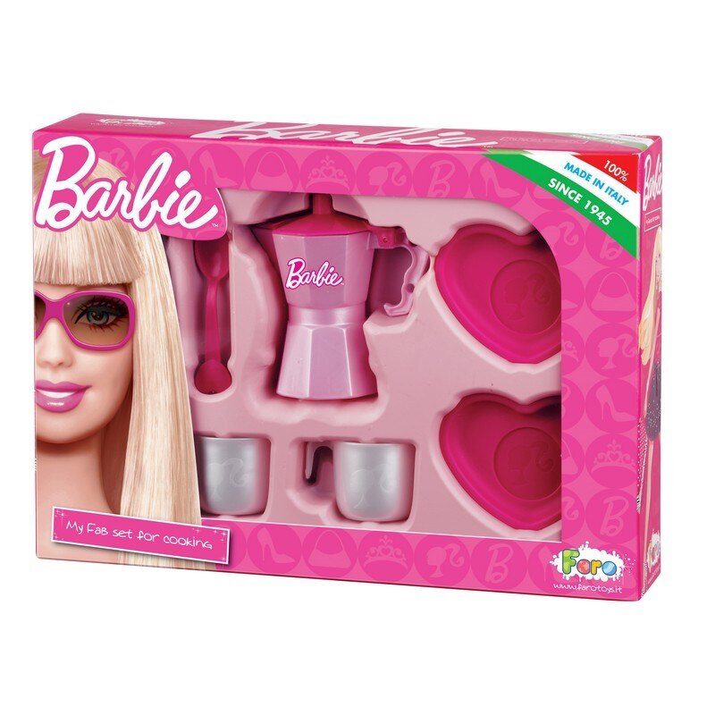 Set cafea doua persoane Barbie Faro