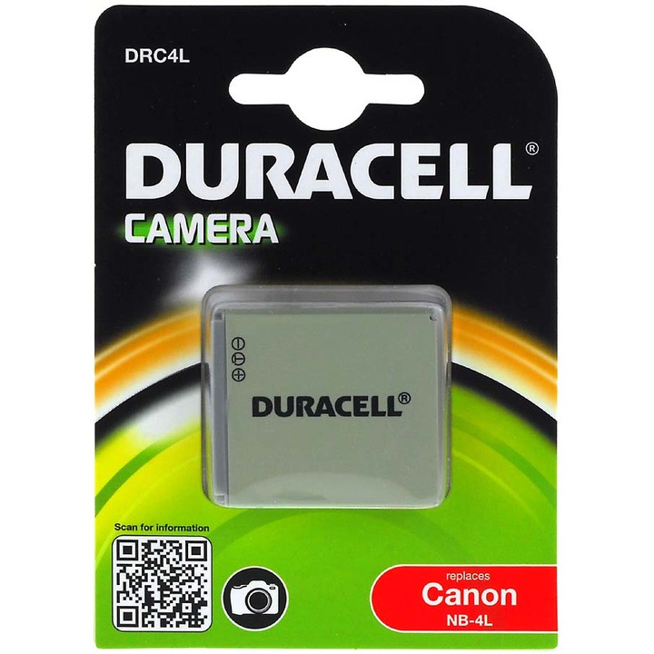 Acumulator Duracell DRC4L compatibil Canon model NB-4L