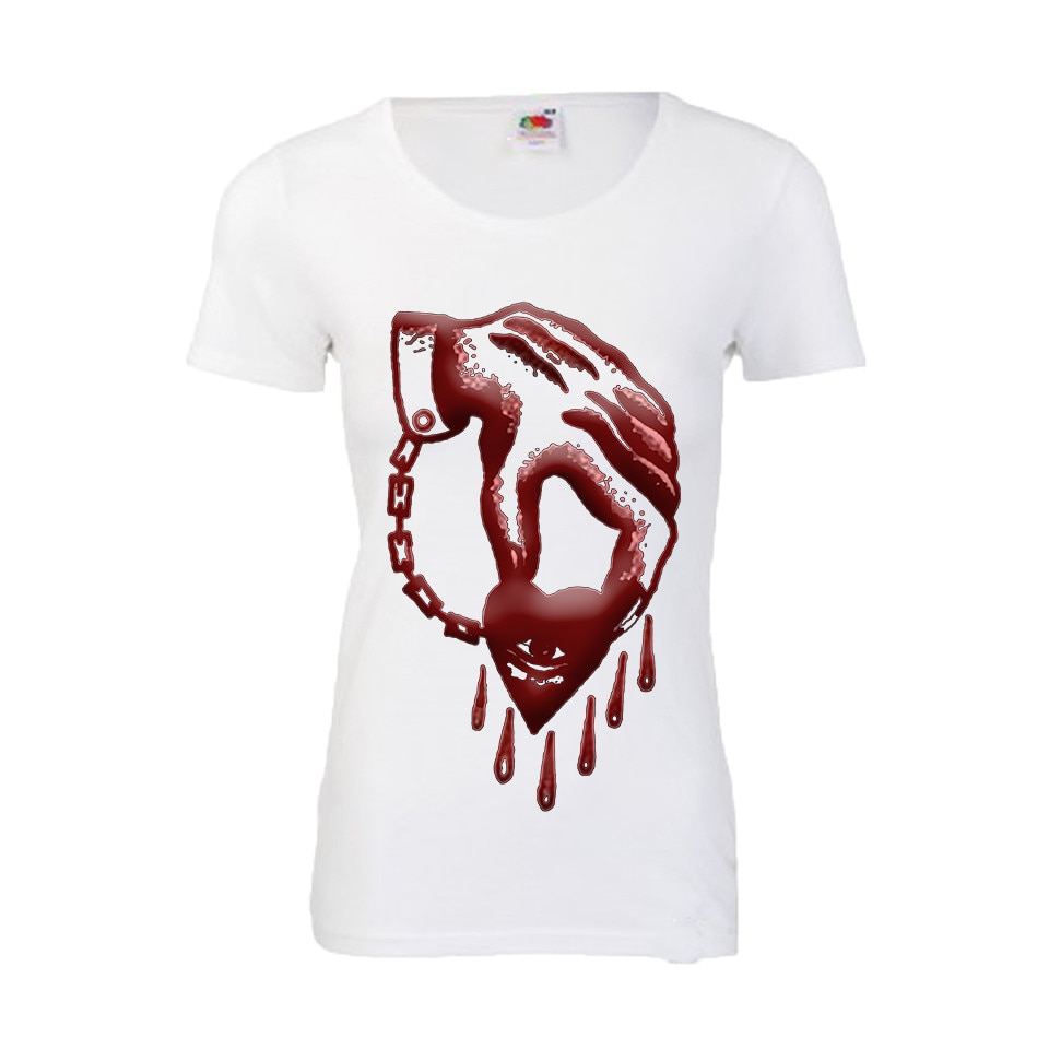 Tricou dama personalizat Pain alb 2XL
