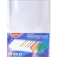Folie protectie Noki, A4, cristal, 45 microni, 100 buc/set