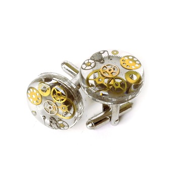set butoni transparenti inox handmade emilyray cu piese de ceas si rasina imagen 23_0_
0