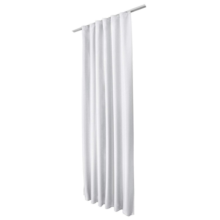 Перде Beautissu, Полупрозрачно, 140 x 175см, Бял, Перделък