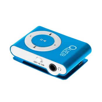 Mini MP3 Player Quer, maxim 32 Gb, albastru Mini MP3 Player Quer, maxim 32 Gb, albastru