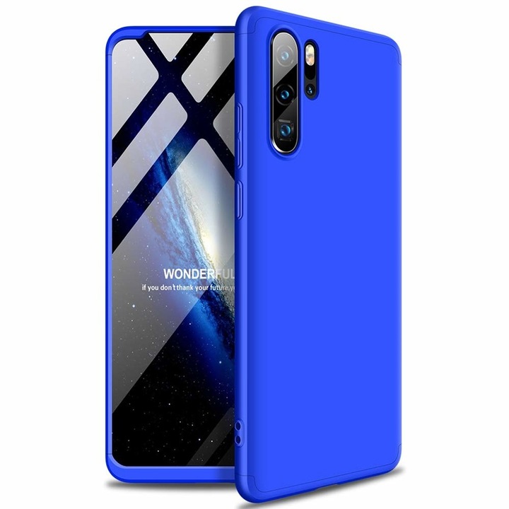 Калъф за телефон Gkk 360 за Huawei P30 Pro, син