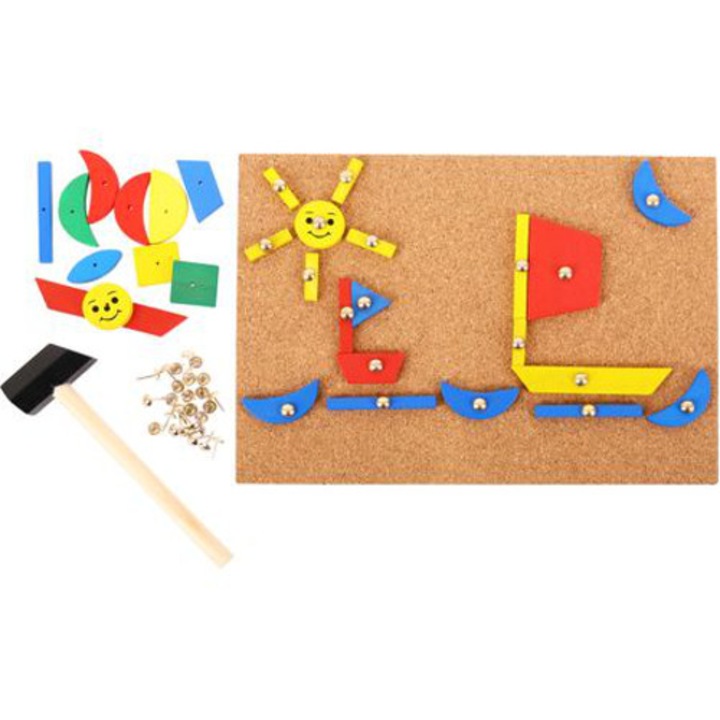 BigJigs Toys kit, fából gélt formák