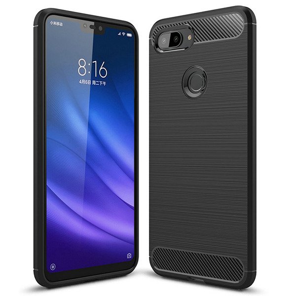 Husa Xiaomi Mi 8 Lite Tpu Carbon Black