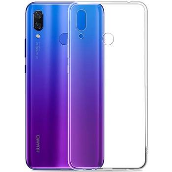 Husa de protectie Huawei P Smart Plus, ultra slim, din silicon, Transparenta/Clear Husa de protectie Huawei P Smart Plus, ultra slim, din silicon, Transparenta/Clear