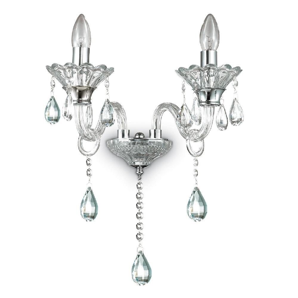 Aplica,Colossal, AP2, IDEAL LUX ,metal,sticla,transparent