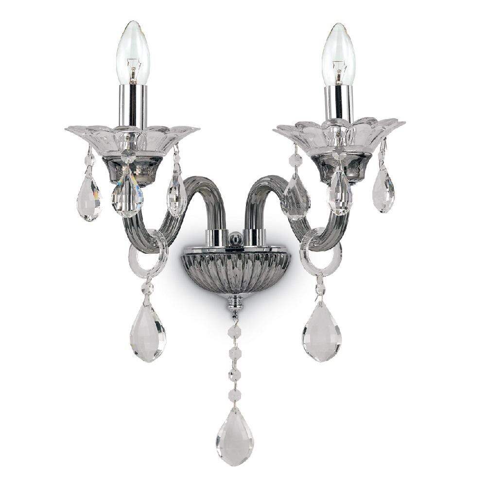 Aplica,Colossal, AP2, IDEAL LUX ,metal,sticla,gri