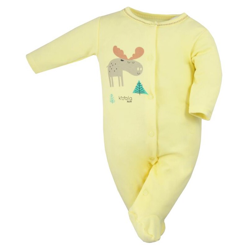 Salopeta cu maneca lunga pentru bebelusi Koala Happy Baby 07-491GA, Multicolor, 62