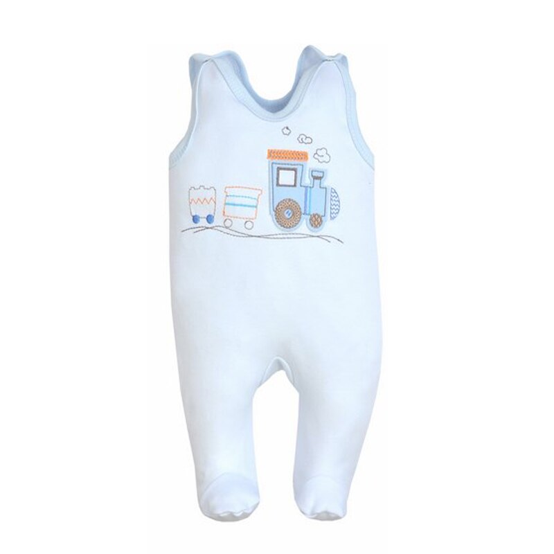 Salopeta fara maneci pentru bebelusi Koala Train A01-071A-1, Multicolor, 80