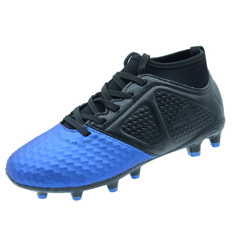 Pantofi sport de fotbal pentru baieti American Club OG23/19, Albastru