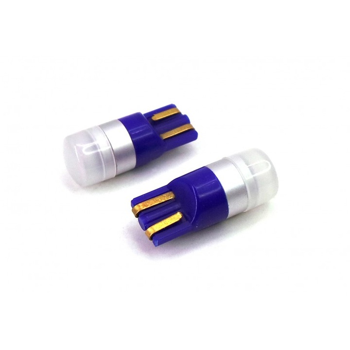 LED крушка motoLEDy, T10, W5W, 12V, CANBUS, 190lm, Син